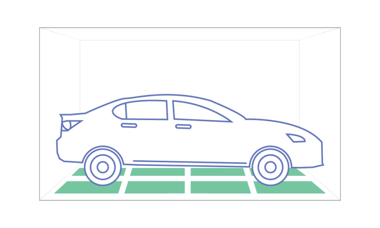 Storage example for a 10′ × 20′ unit